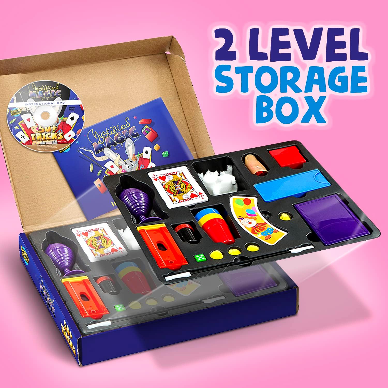 Learn & Climb Magic Kit for Kids - Perform Over 50 Magic Set Tricks