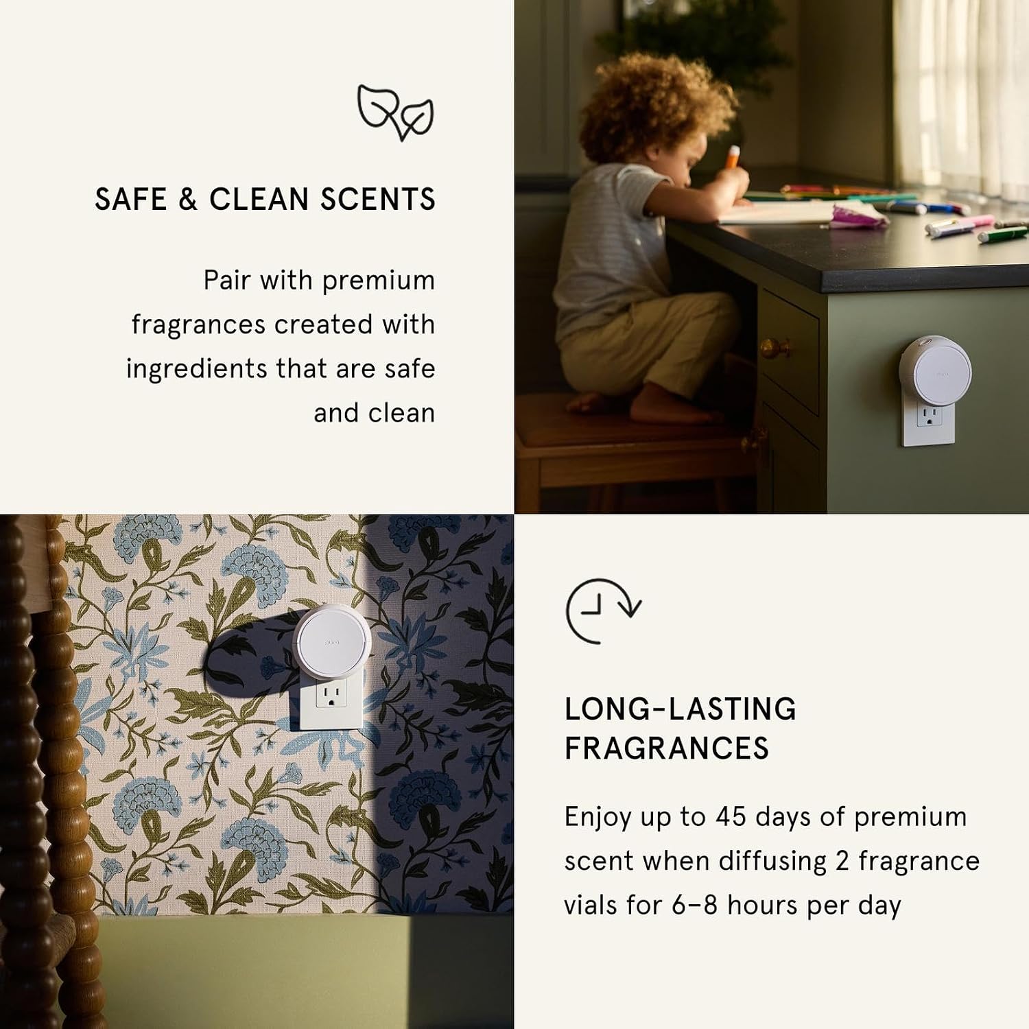 Pura Smart Home Fragrance Device Starter Set - Pura 4 - Scent Diffuser for Home - Includes Fragrance Aroma Diffuser - Square Box, Apple Orchards and Lavender Fields Scent Refills image 5