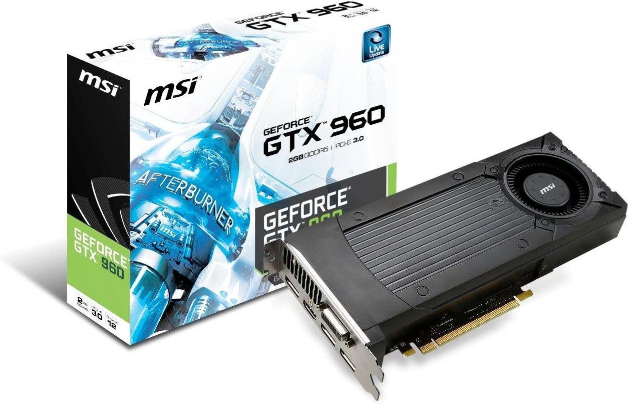 MSI GTX 960 2GD5 Nvidia GeForce GTX 960 2GB GDDR5 PCI Express 3.0 Graphics Card