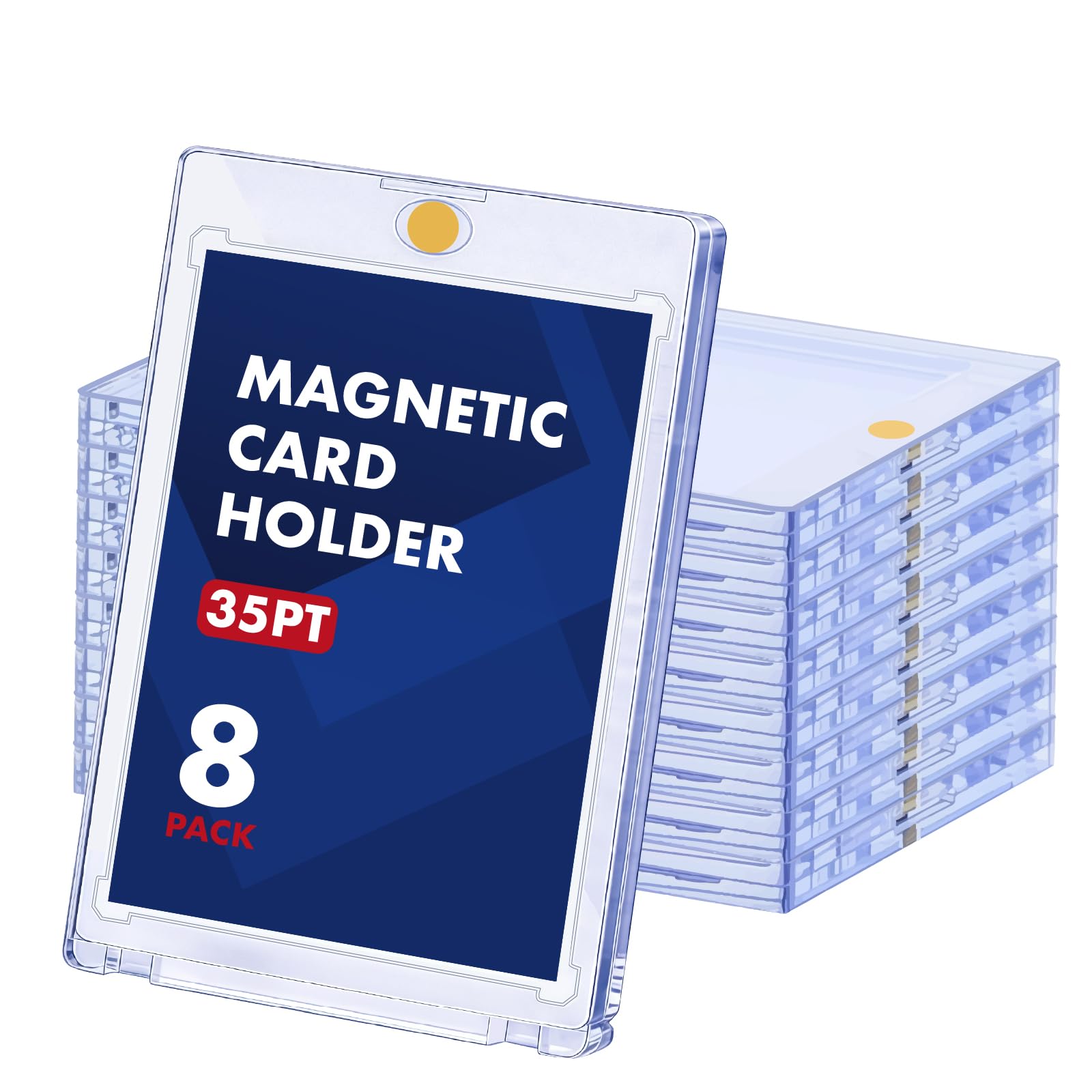 magnetic card holder binder Amazon.com: NIXITLO Magnetic Card Holder,35pt One Touch Card Holder,Card  Binder for Baseball Card,U-V Protection Hard Plastic Trading Cards case for  Baseball,Sports,TCG Collectibles. (8Pack) : Toys & Games