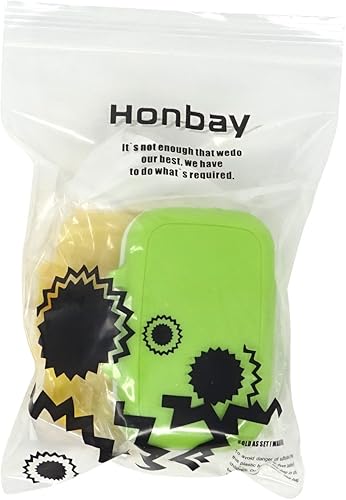 Miniatura 8 de Honbay Caja organizadora de vitaminas de 2 piezas, portátil, pequeña pastillera con 3 compartimentos extraíbles para viajes o uso diario