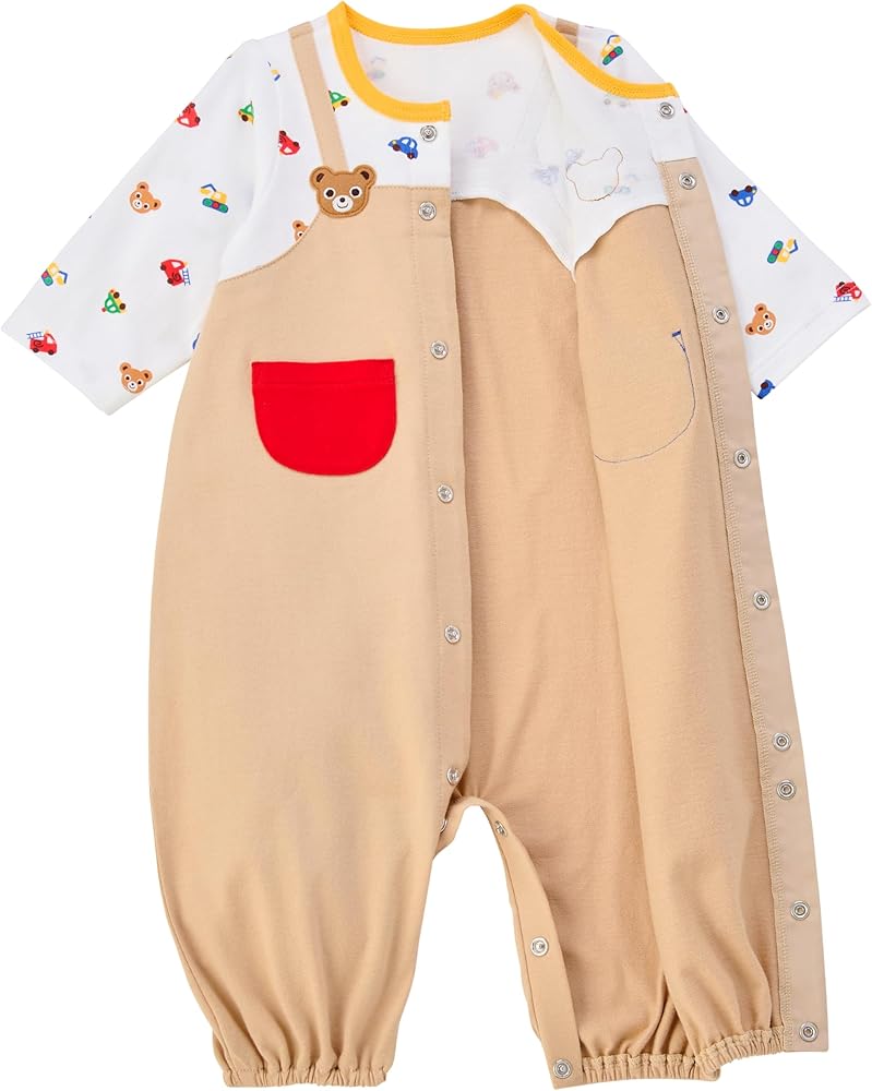 Amazon.co.jp: [ミキハウス] ツーウェイオール カバーオール