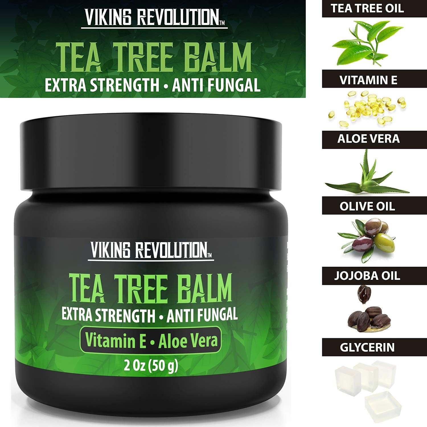Tea Tree Oil Antifungal Cream- Super Balm Athletes Foot Cream- Perfect Treatment for Eczema, Jock Itch, Ringworm, and Nail Fungus Infections- Also Soothes Itchy, Scaly and Cracked Skin : Health & Household