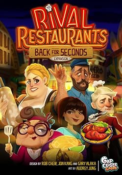 Gap Closer Games Rival Restaurants Back for Seconds - Board Game for 2-6 Players, Ages 12+