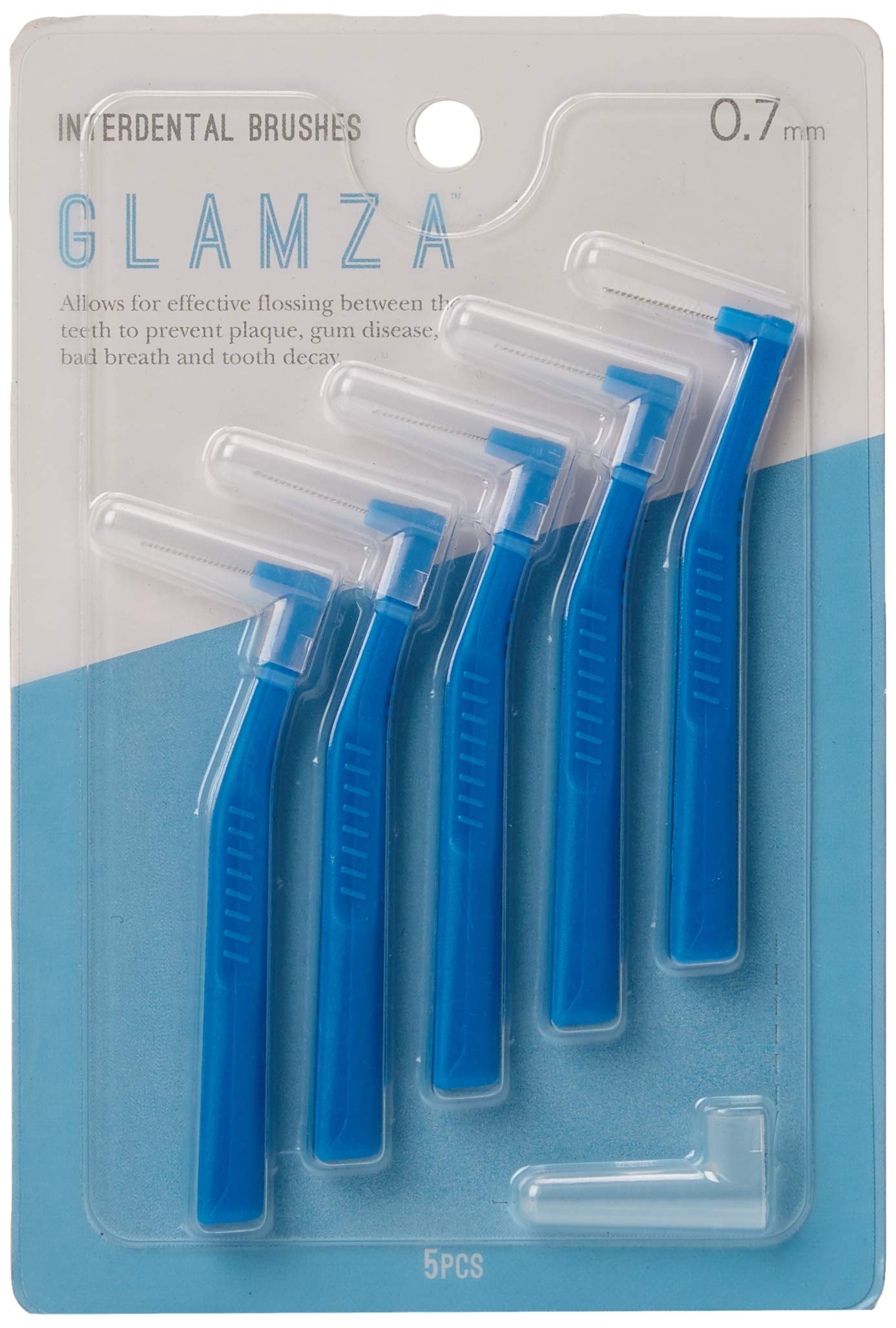 Glamza Interdental Dental Floss Brush 5-Pieces5 Units