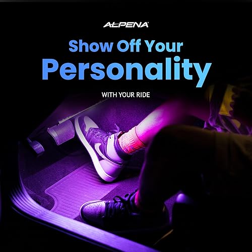 Miniatura 2 de Alpena - Kit de inicio MultiGloz, luces LED para exteriores e interiores, tiras de luces LED AlpenaLink RGB para automóviles, SUV, camiones y más,