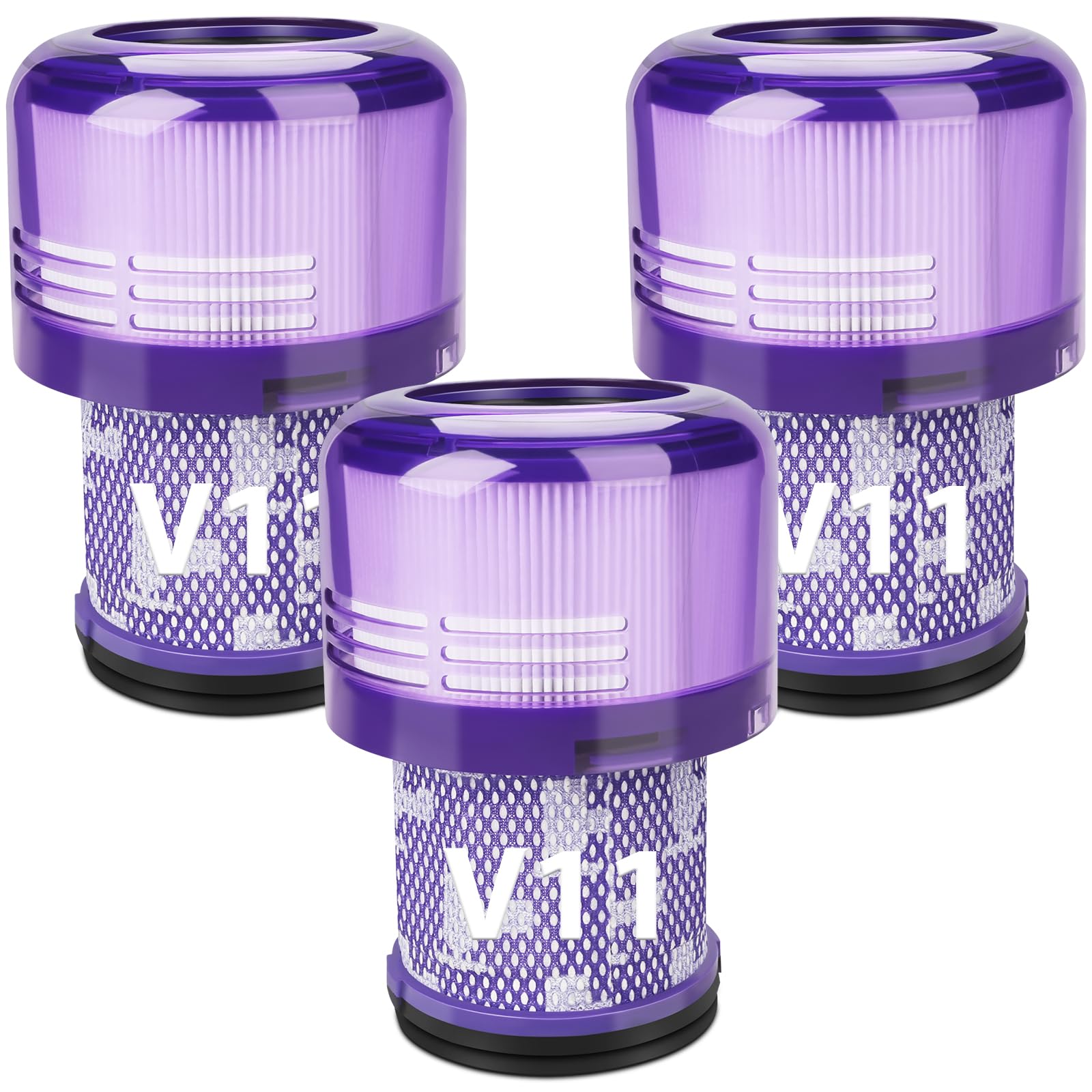 Hechuang3 Pack Vacuum Filters Replacement for Dyson Vacuum V11, V11 Torque Drive Vacuum and V11 Animal. Compare to Part # 970013-02 1