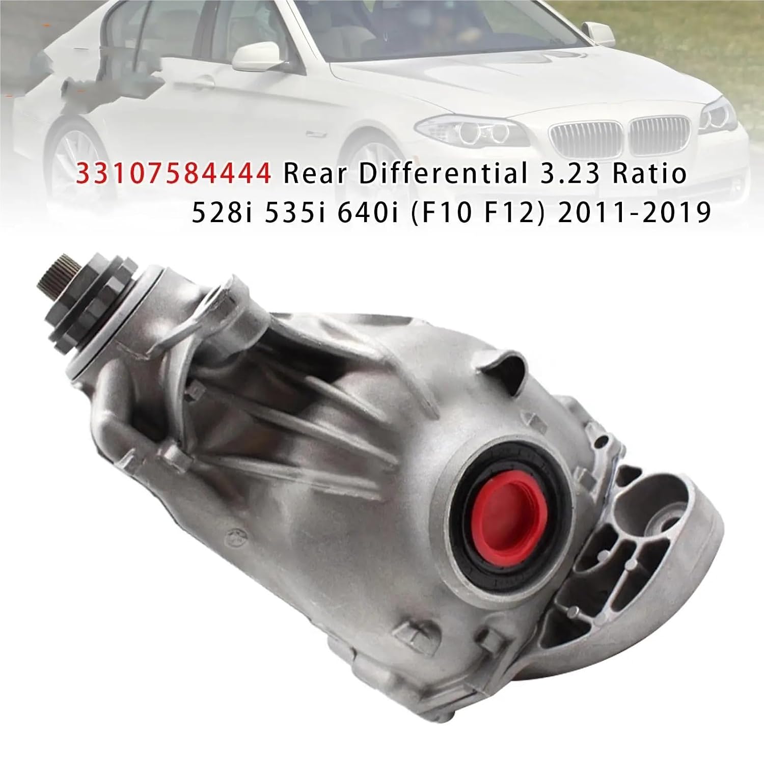33107584444 Rear Differential 3.23 Ratio Compatible with BMW 528i 535i 640i (F10 F12)