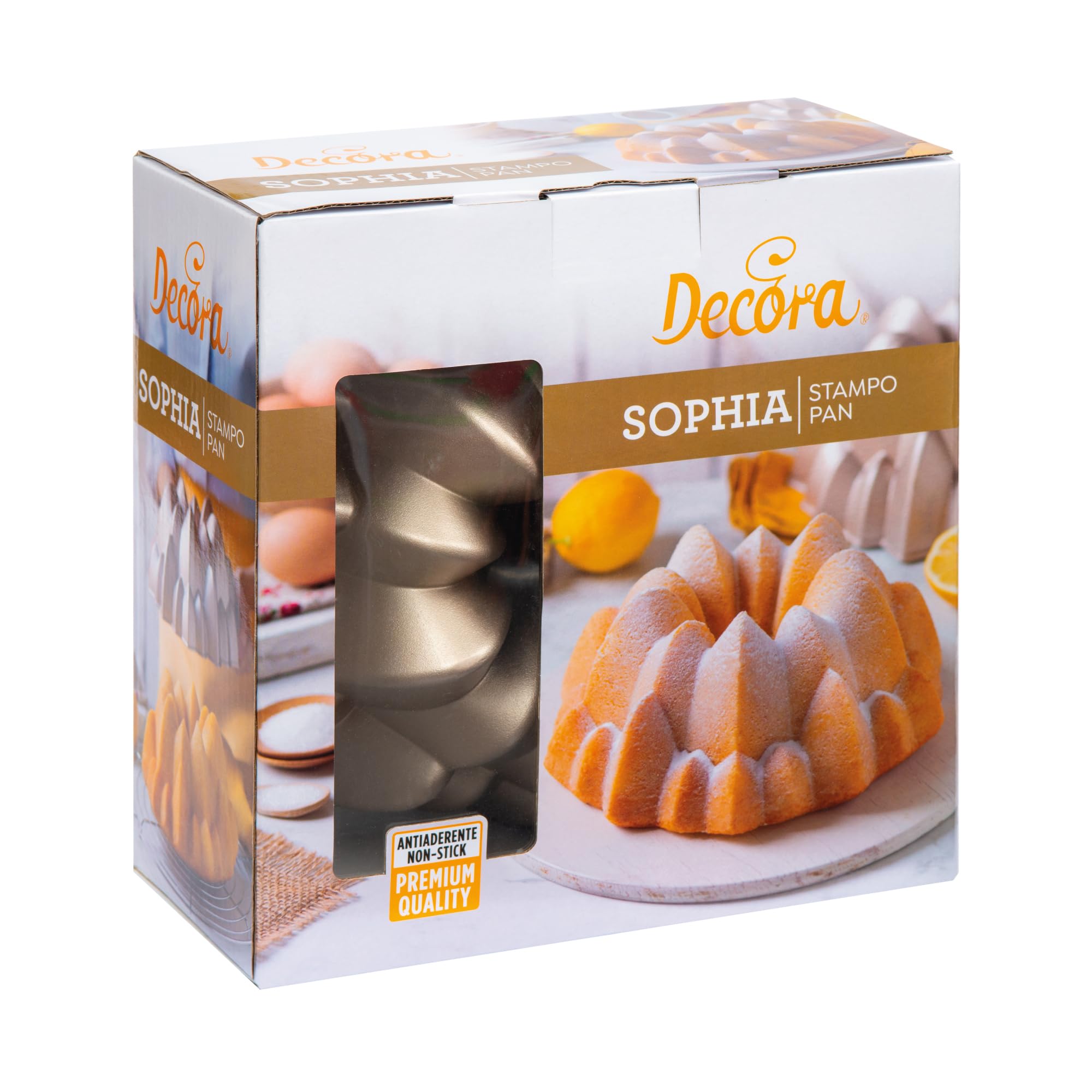 DECORA 0080113 MOLDE EN ALUMINIO FUNDIDO Ø 24 X 10 H CM SOPHIA