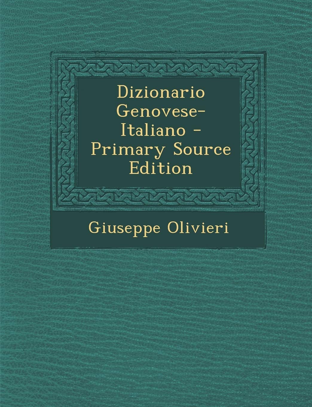 Dizionario Genovese-Italiano