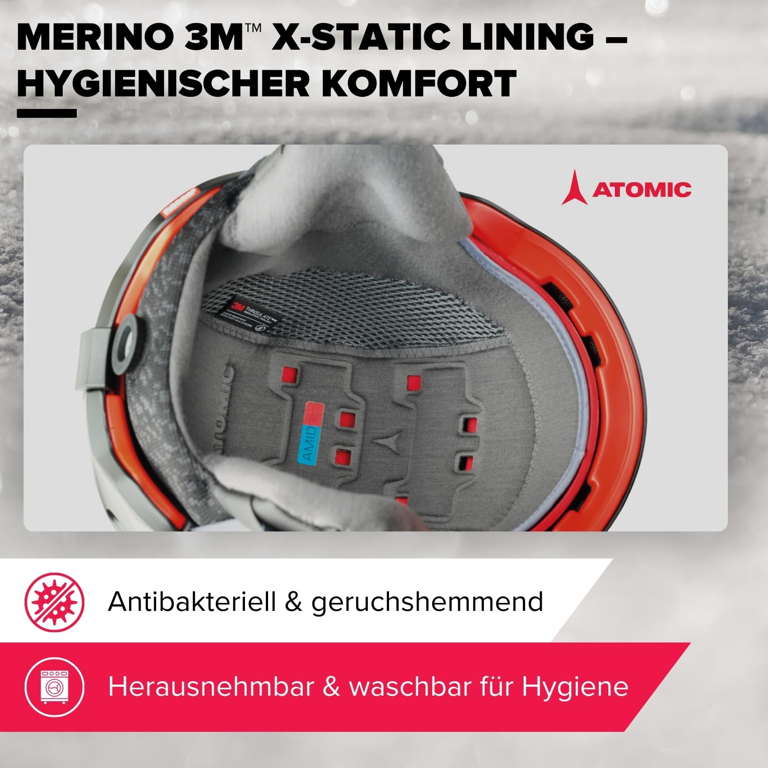 ATOMIC Revent Lite Skihelm weiß weiß