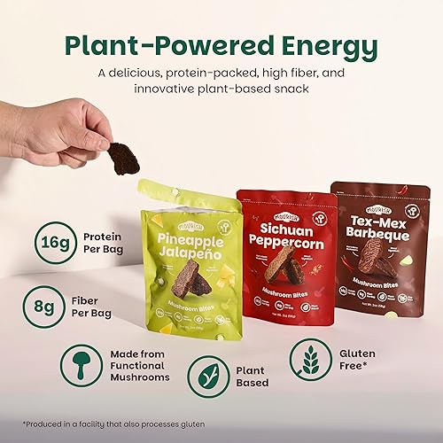 Miniatura 4 de Trío de aventuras picantes de champiñones pimienta de Sichuan, jalapeño de piña y barbacoa Tex-Mex