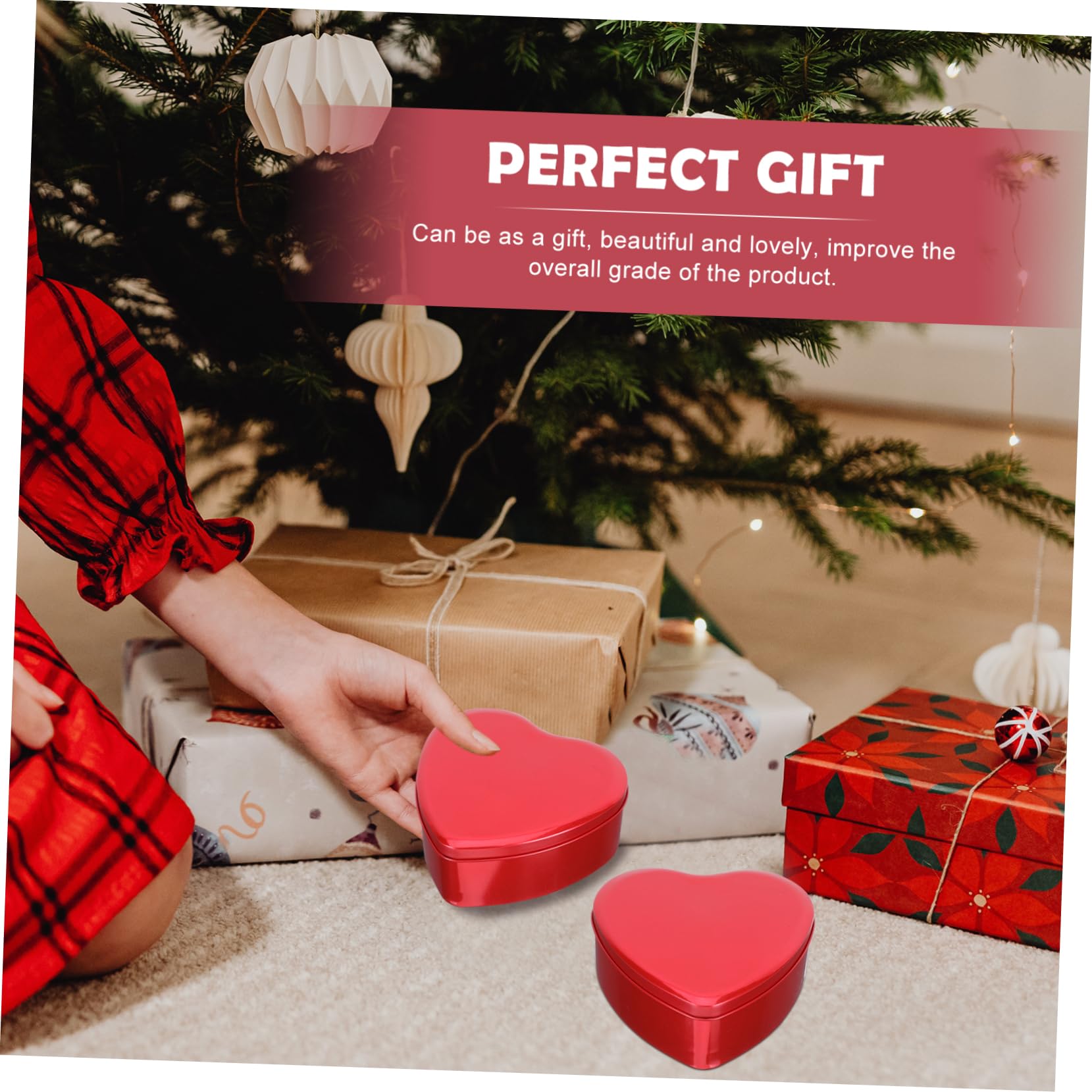 SOLUSTRE 10stücke Herzförmige Geschenkbox Dekorative Geschenkverpackung Box Für Valentinstag Kompakt Und Leicht Für Süßigkeiten Und Kekse