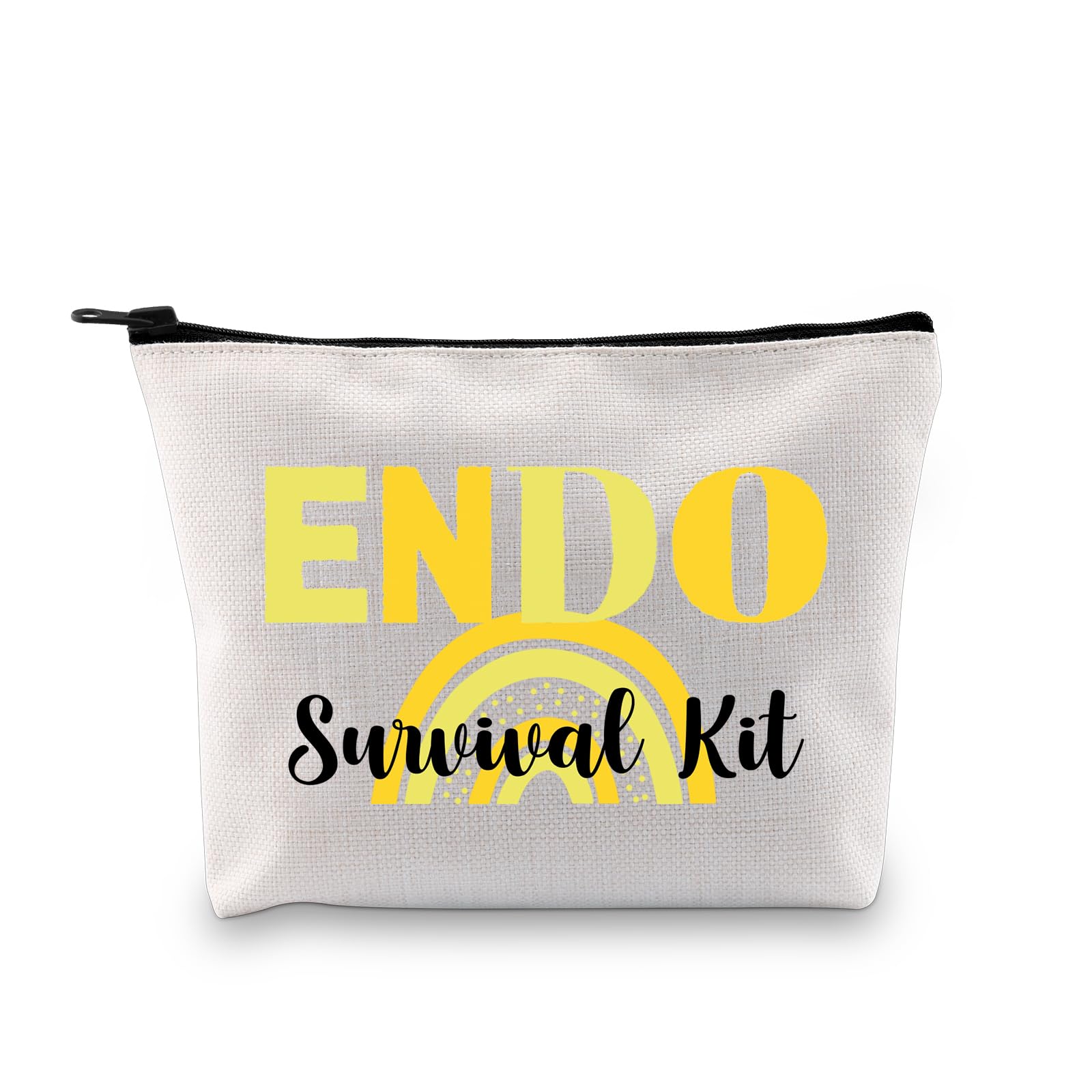 G2TUP Endometriosis Gift ENDO Survival Kit Makeup Bag Endometriosis Warrior Cosmetic Bag Chronic Illness Gift (ENDO Survival Kit MB)