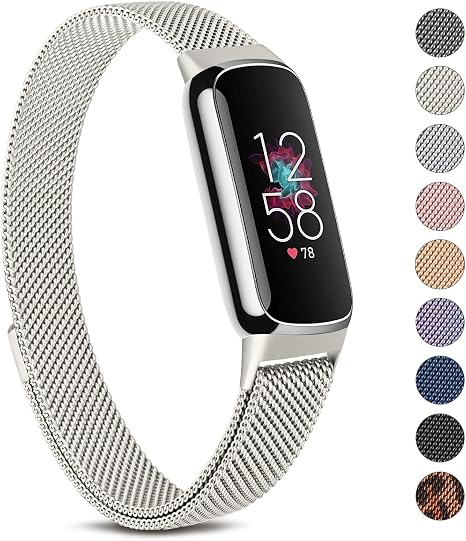 TopPerfekt Cinturino di ricambio per Fitbit Charge 5, cinturino regolabile in silicone morbido, cinturino sportivo per tracker di attività Charge 5, per uomo e donna