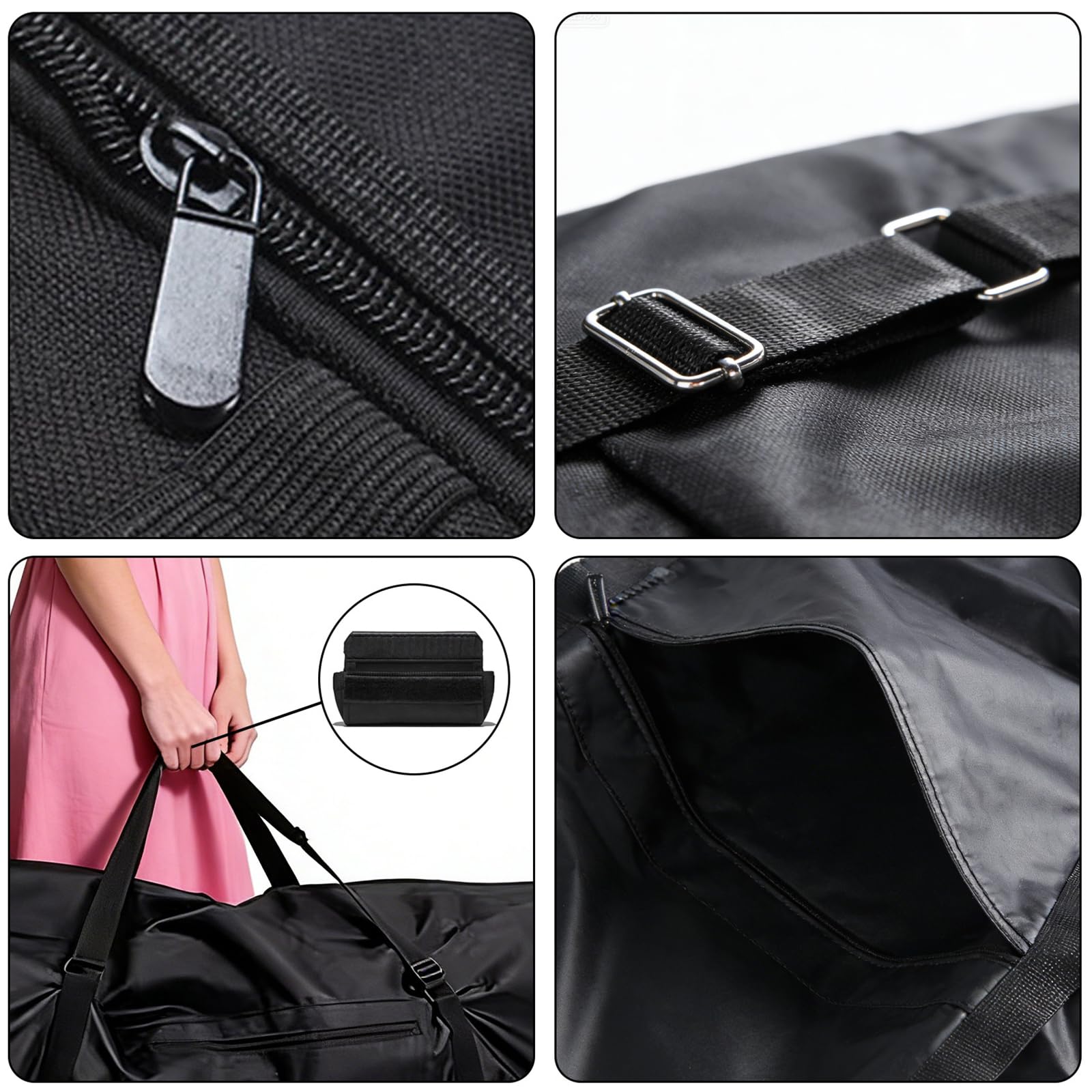 BAIFULAI Borsa per monopattino: Oxford 900D, 110 cm, con fettuccia resistente, impermeabile, per scooter elettrico, universale per Mijia 365/1S/PRO, per tutti i giorni e i viaggi