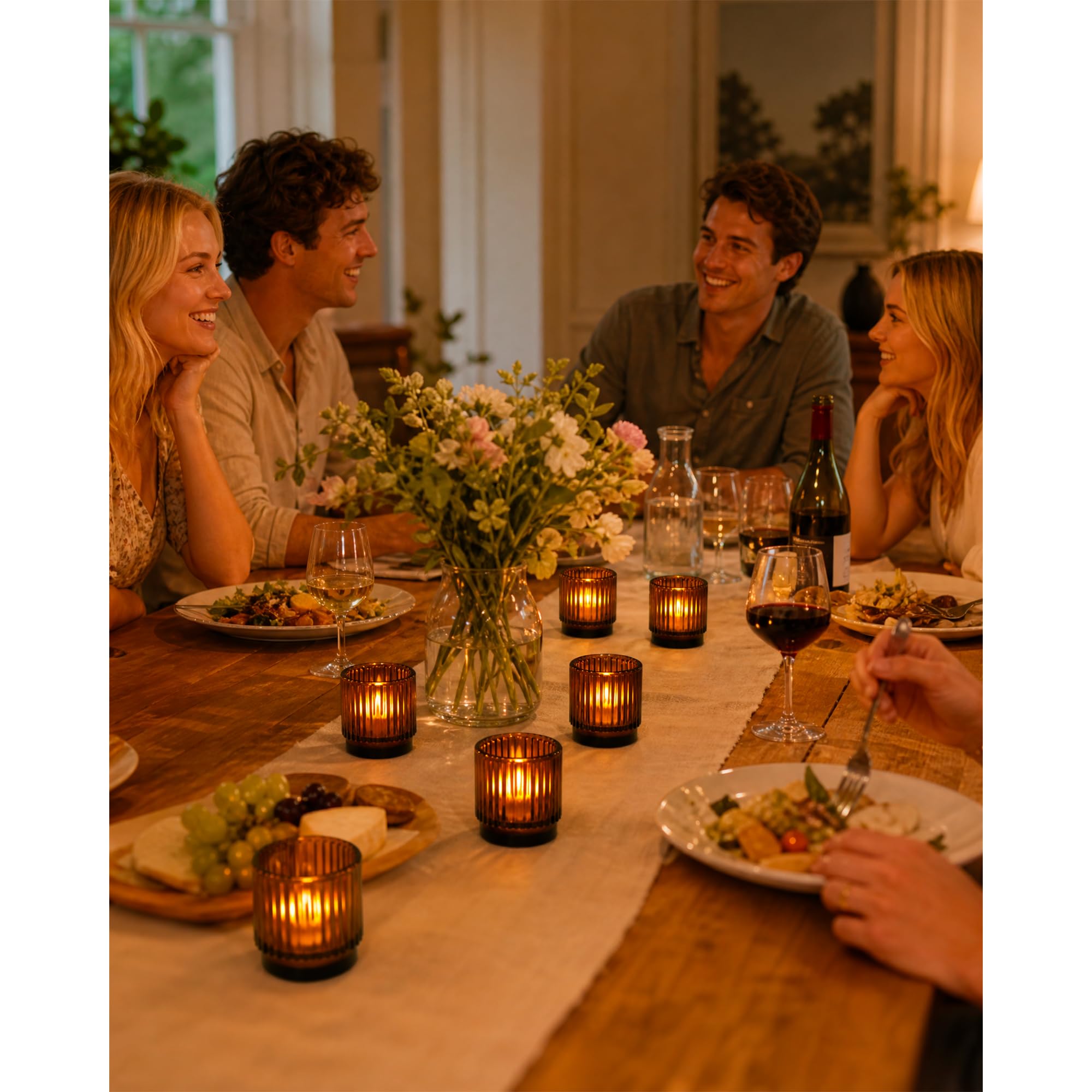 Set di 6 lumini a LED senza fiamma
