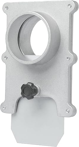 POWERTEC 70134V - Puerta de aluminio de 2-12 pulgadas para aspiradoracolector de polvo, 1 paquete