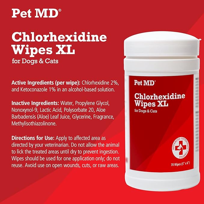 petmd chlorhexidine wipes