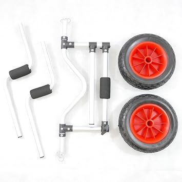 Kayak Cart for Sit on Tops, Airless Puncture Proof Tyres