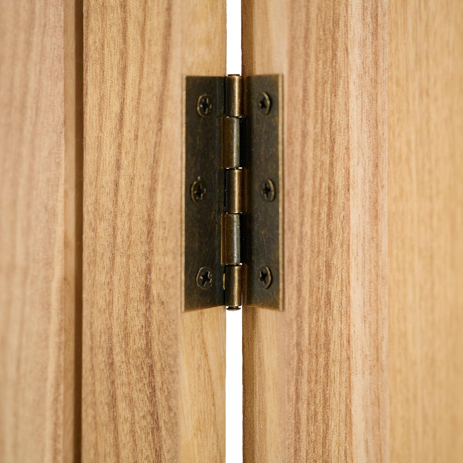 Homestyle4u Paravent Cadre photo 3 pièces Séparateur de pièce en bois 160 x 93 cm Paravent mur photo nature galerie photo brise-vue
