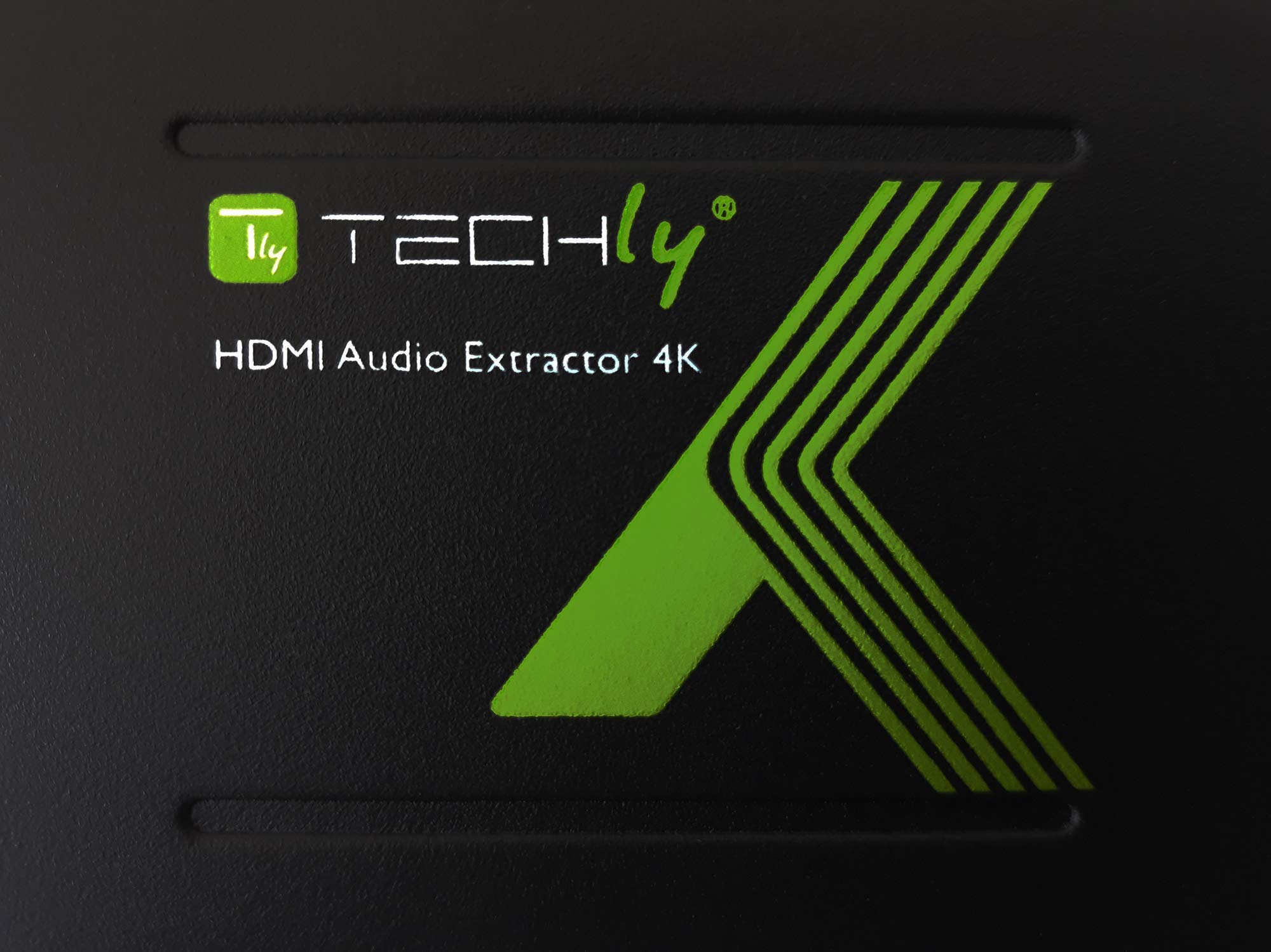Techly 025732 Estrattore Audio HDMI SPDIF+RCA R/L 4K Nero
