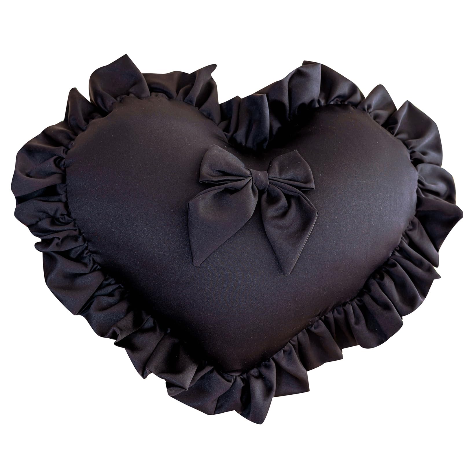Amazon.com: MOJUN Black Heart Pillow, Soft Heart Shaped Pillow