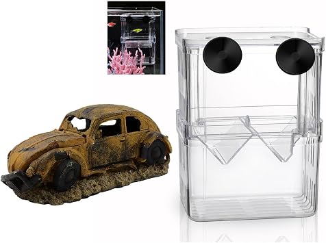 صندوق تربية حاضنة حوض السمك Boxtech Aquarium، ديكورات Boxtech لحوض السمك