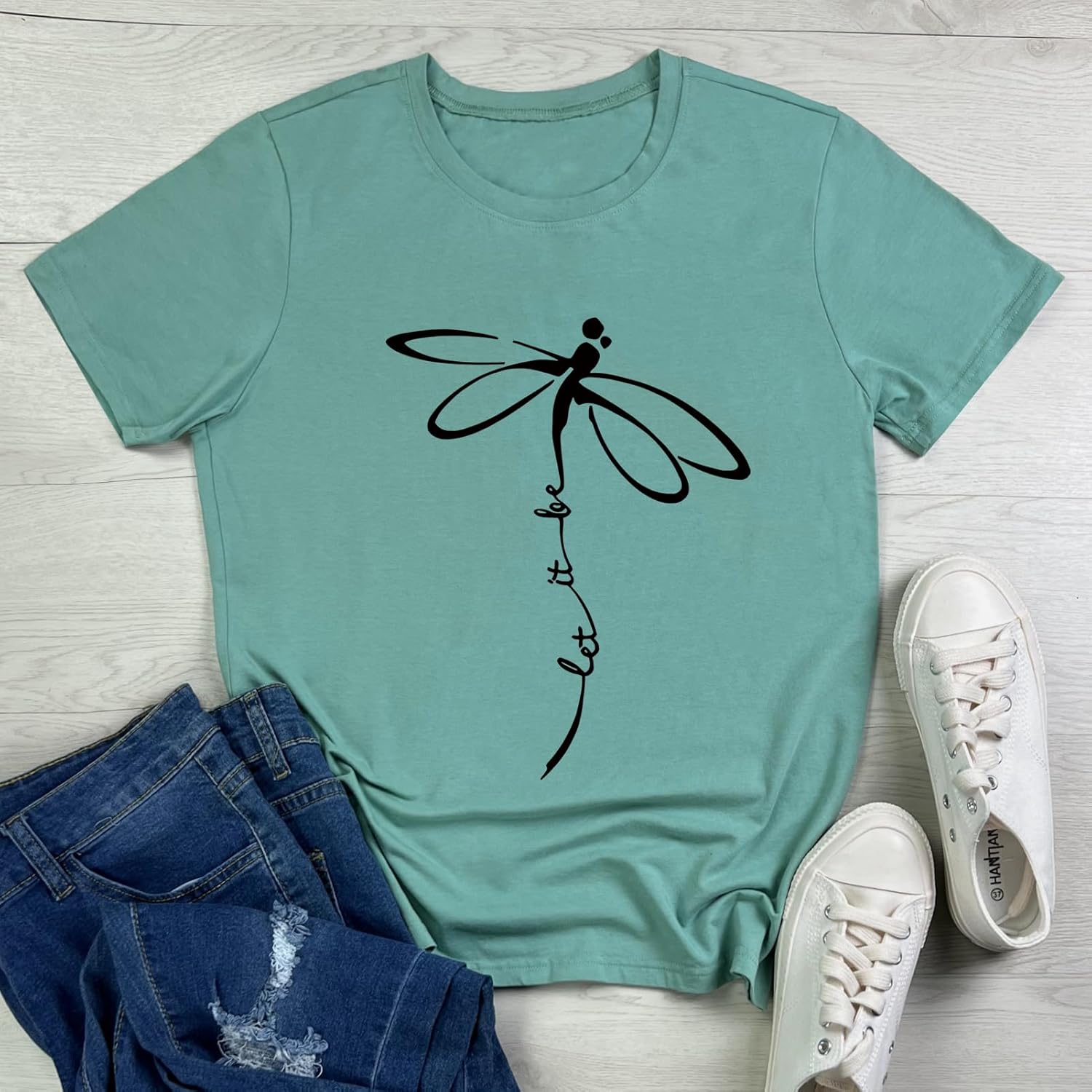 YITAN Women Graphic Shirts Cute Tees Tops - Image 2