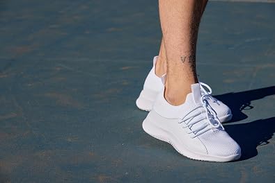 CALTO Men's Invisible Height Increasing Elevator Shoes - Ultra Lightweight Sporty Sneakers - 2.4 Inches Taller