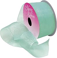 Vista 47 de Morex Ribbon 91803/100-609 Cinta de nailon Organdy, 5/8 pulgadas por 100 yardas, color rojo