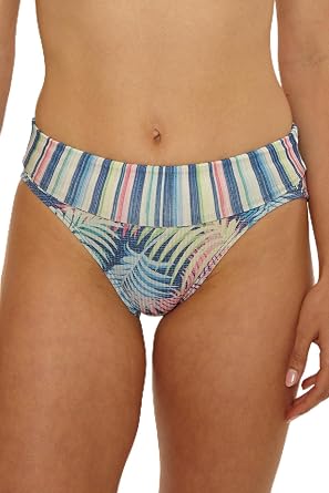 Salt Life Womens Tropical Breeze High Waist Bikini Bottom, Cheeky Coverage, Swimwear Separates for Women