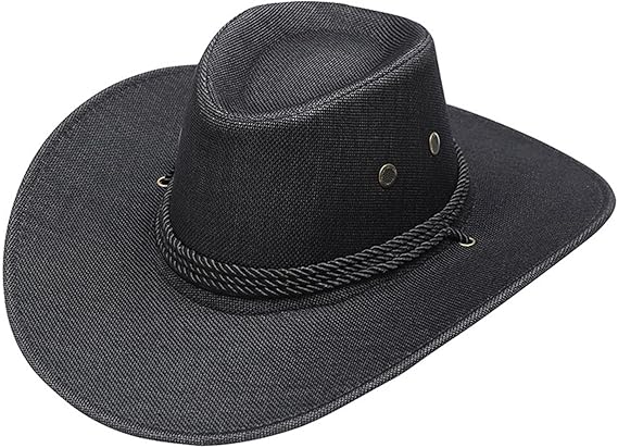 Cappello Da Cowboy Estivo Unisex - Tesa Larga E Modellabile Per Stile Western - Foto 10