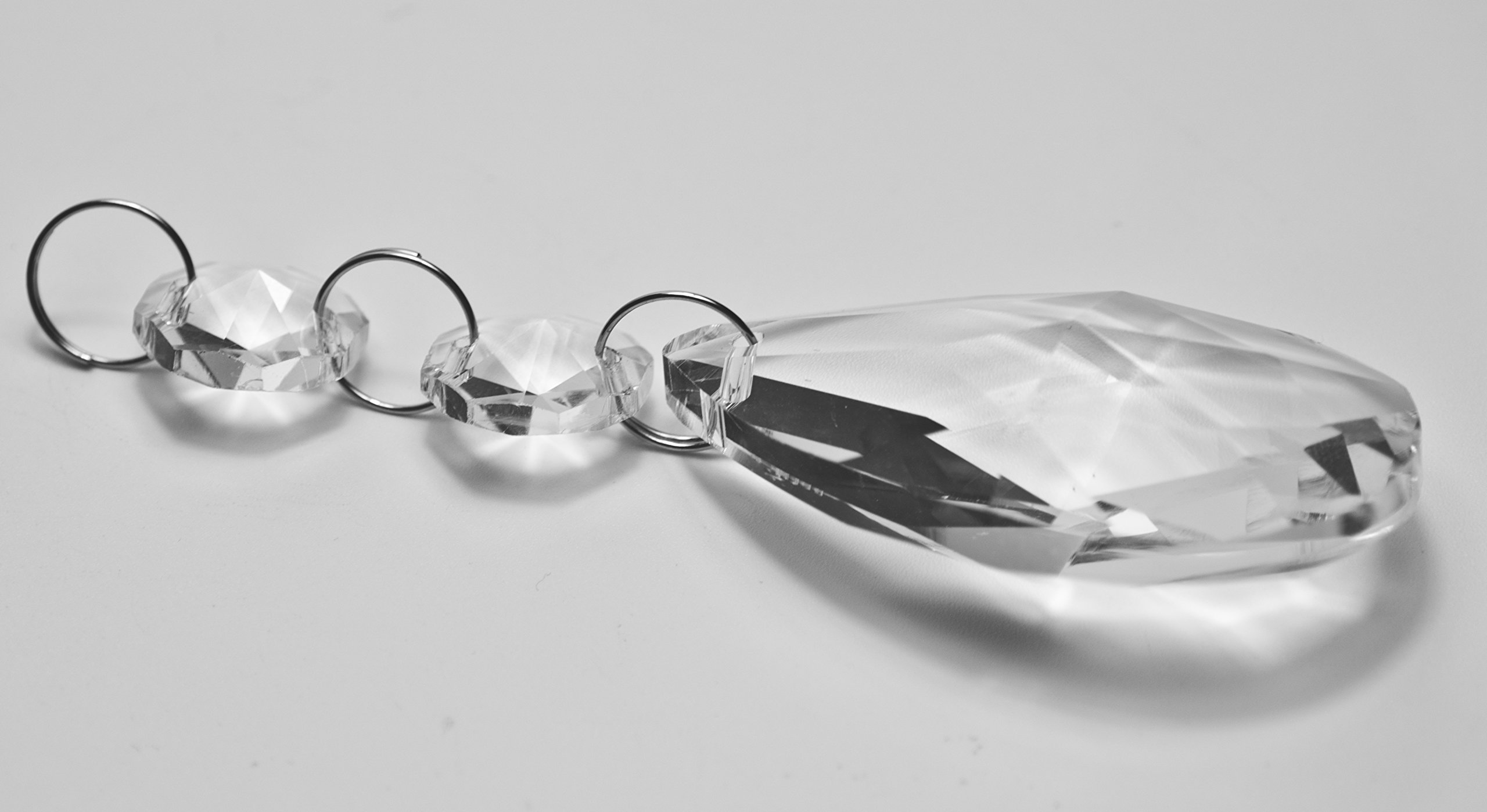 Ghirlanda Cristalli A Goccia - 10 Catene 30cm, Cristallo K9, Per Decorazioni - Foto 3