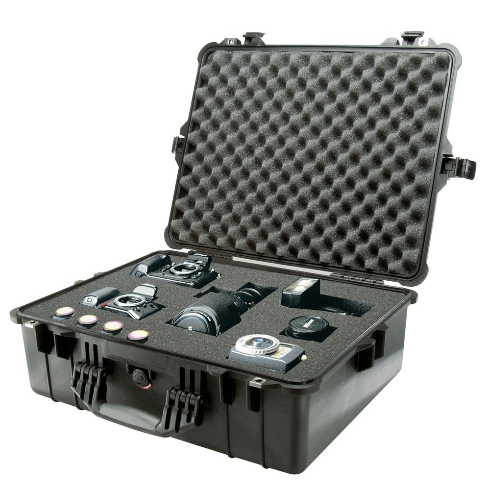 Pelican 1600 Black Case without Foam