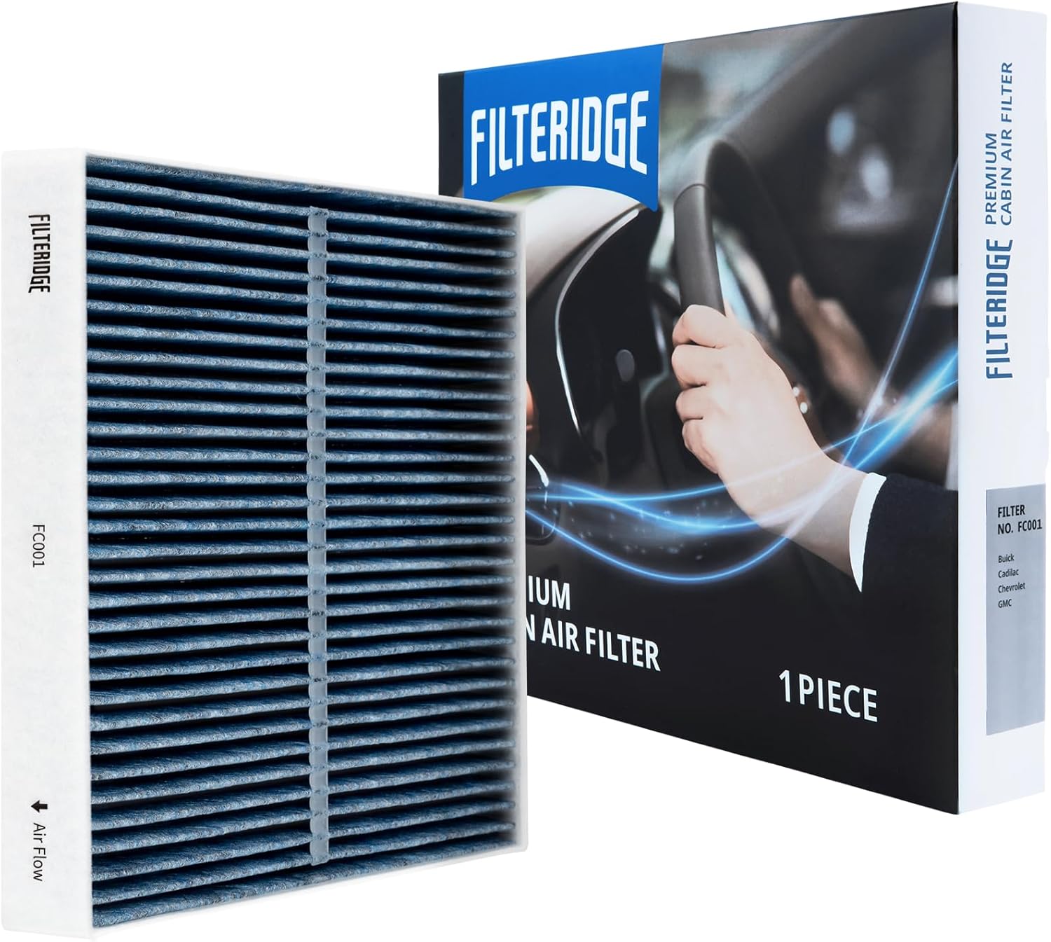 Filteridge Cabin Air Filter FC001 Compatible With Select