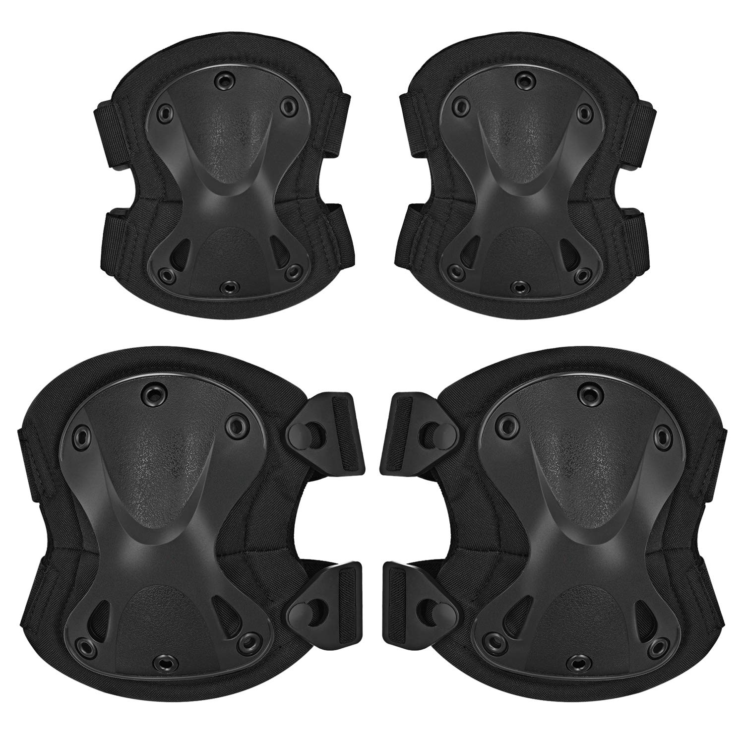 ArcEnCiel Tactical Combat Knee & Elbow Protective Pads Guard Set