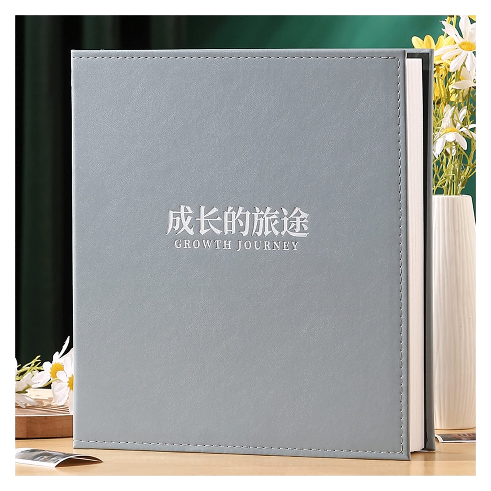 Cuaderno de viaje de aniversario, 1000 álbumes de fotos, álbum de recuerdos, edición familiar, libro de almacenamiento de tarjetas postales intersticiales de gran capacidad para parejas, álbum de