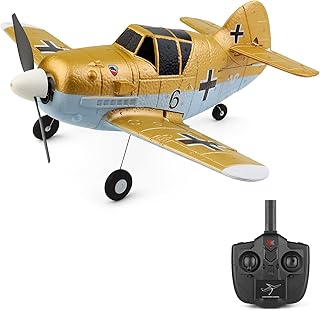 GoolRC RC Plane, WLtoys A250 RC Airplane, 2.4GHz 4CH Remote Control Airplane with 6-Axis Gyro, Easy to Fly RC Aircraft Flight Toys for Kids, Adults and Boys