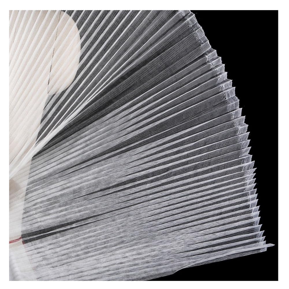 Weiß Plissee Tüllstoff 150cm Breite Plissierter Stoff Starre Tüllstoff DIY Organza Stoff Transparent Plissee Stoff Meterware Dekostoff Hochzeit Gerüschter Plissierter Stoff für Nähen 5m