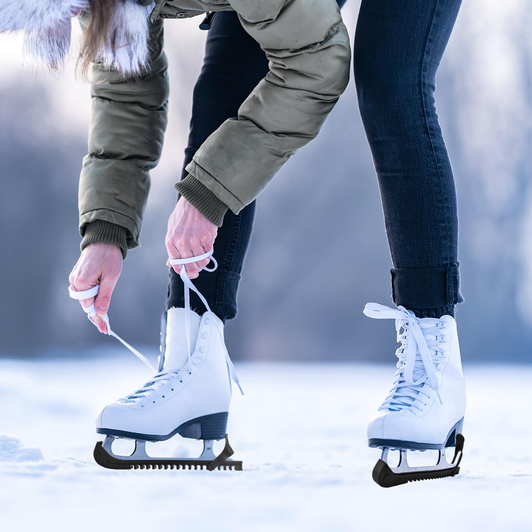 Protège-lames Pour Patins à Glace - Ajustables, Anti-rouille, Pour Hockey Et Patinage Artistique