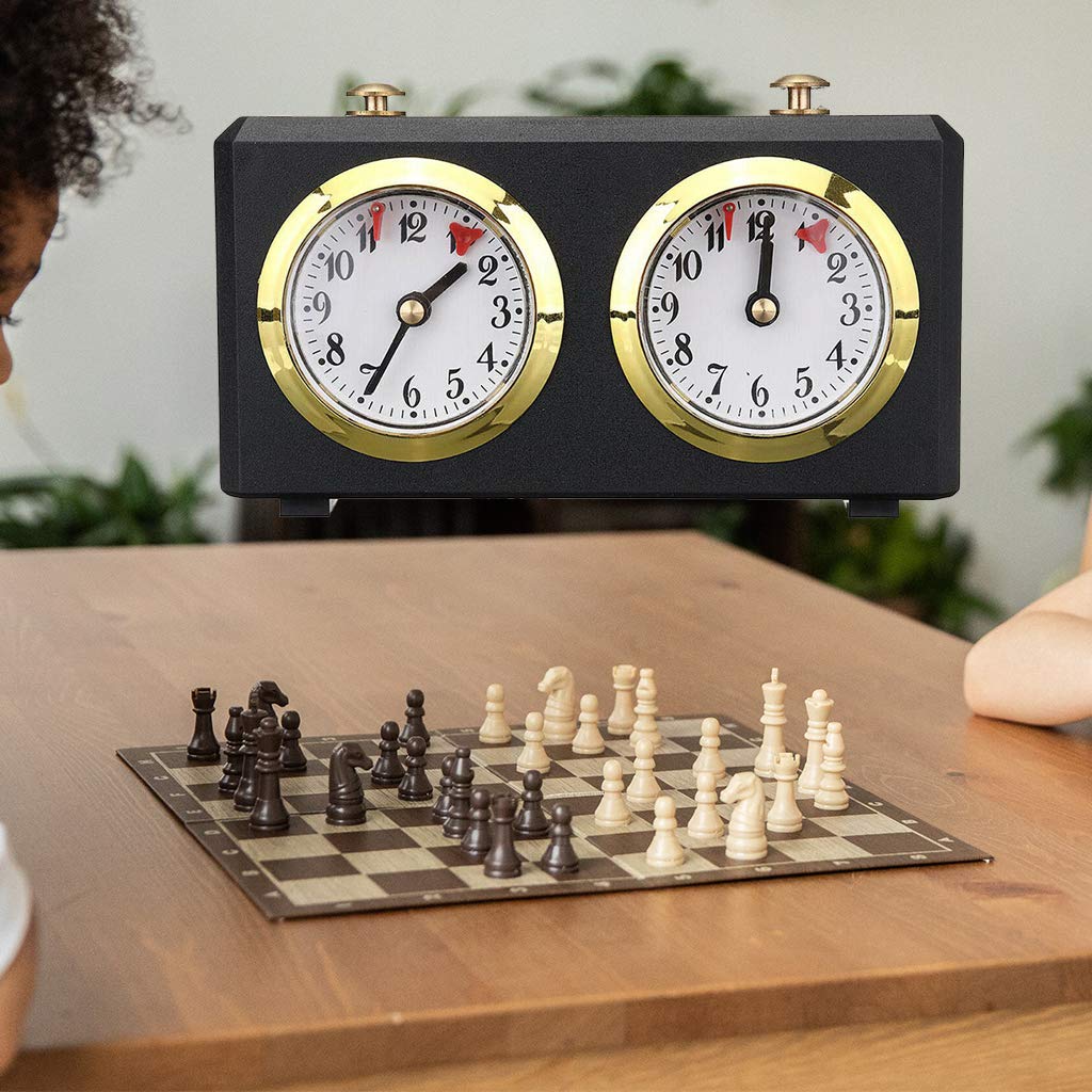 Relojes de ajedrez profesional portátil digital tablero de competición juegos de cuenta regresiva electrónica alarma parada temporizador conjunto de madera para adultos plegable piezas de