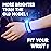 KIRALUMI 8 PCS LED Glow Bracelets, Light Up Wristbands - Halloween Glow in The Dark Party Bracelets Favors Supplies for Christmas, Concerts, Festivals, Game Prizes, Sports, Rave AccessoriesBlue
