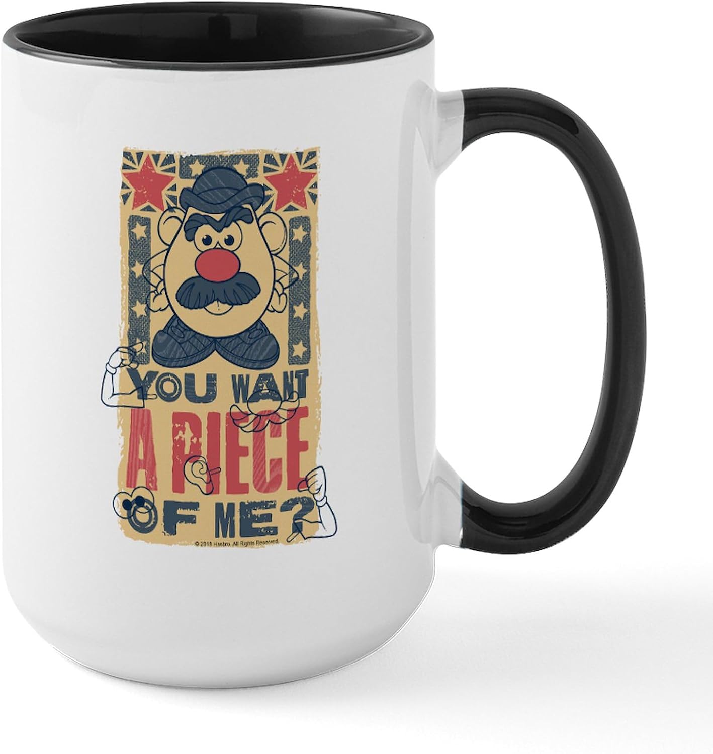 CafePress Mr. Potato Head Piece Of 15 Oz Ceramic Large Mug 15 oz (444 ml) Ceramic Coffee Mug