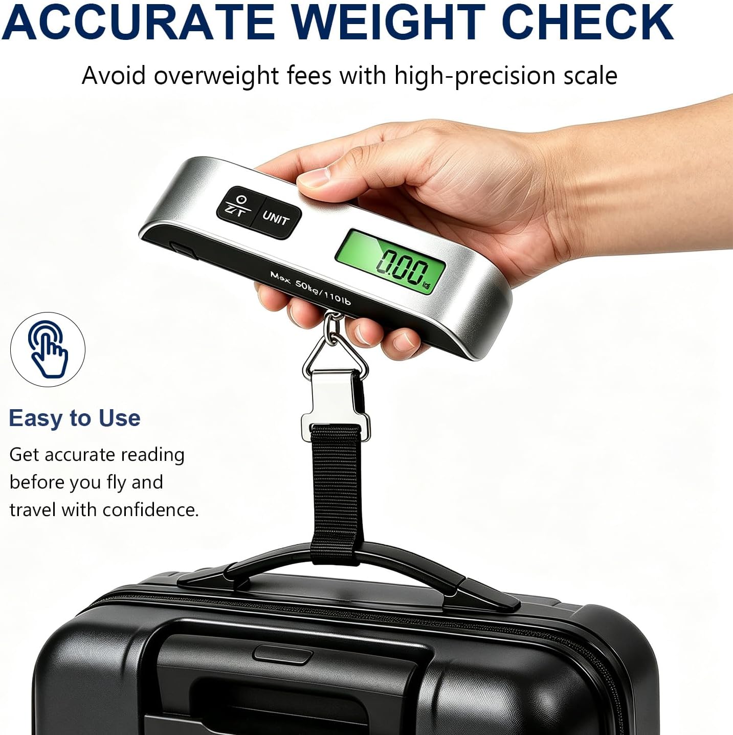 9-in-1 Luggage Straps for Suit Cases Luggage Weight Scale Travel Essentials