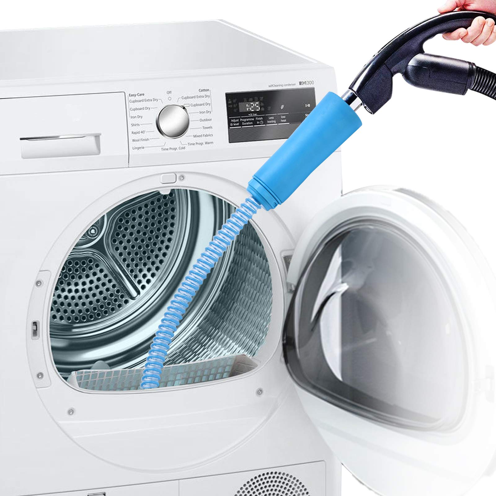 AMZLIFE Dryer Vent Cleaner Kit Dryer Vent Cleaner Hose Attachment 3.5 Feet  Long Unbreakable Rigidity Hose Attachment Brush Lint Remover Power Washer  and Dryer : Amazon.co.uk: Large Appliances
