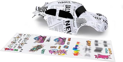 Miniatura 10 de SummitLink Cuerpo personalizado compatible con escala 110 18 RC coche o camión (camión no incluido) (sin pintar con calcomanías)