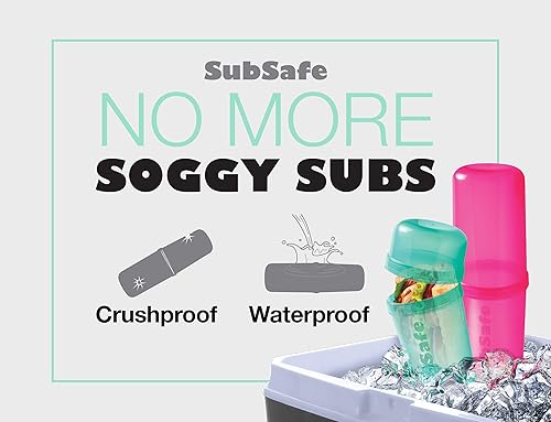 Miniatura 4 de Contenedor para sándwiches SubSafe Sub  Este contenedor reutilizable para sándwiches mantiene tu comida segura y sin alteraciones  Accesorios