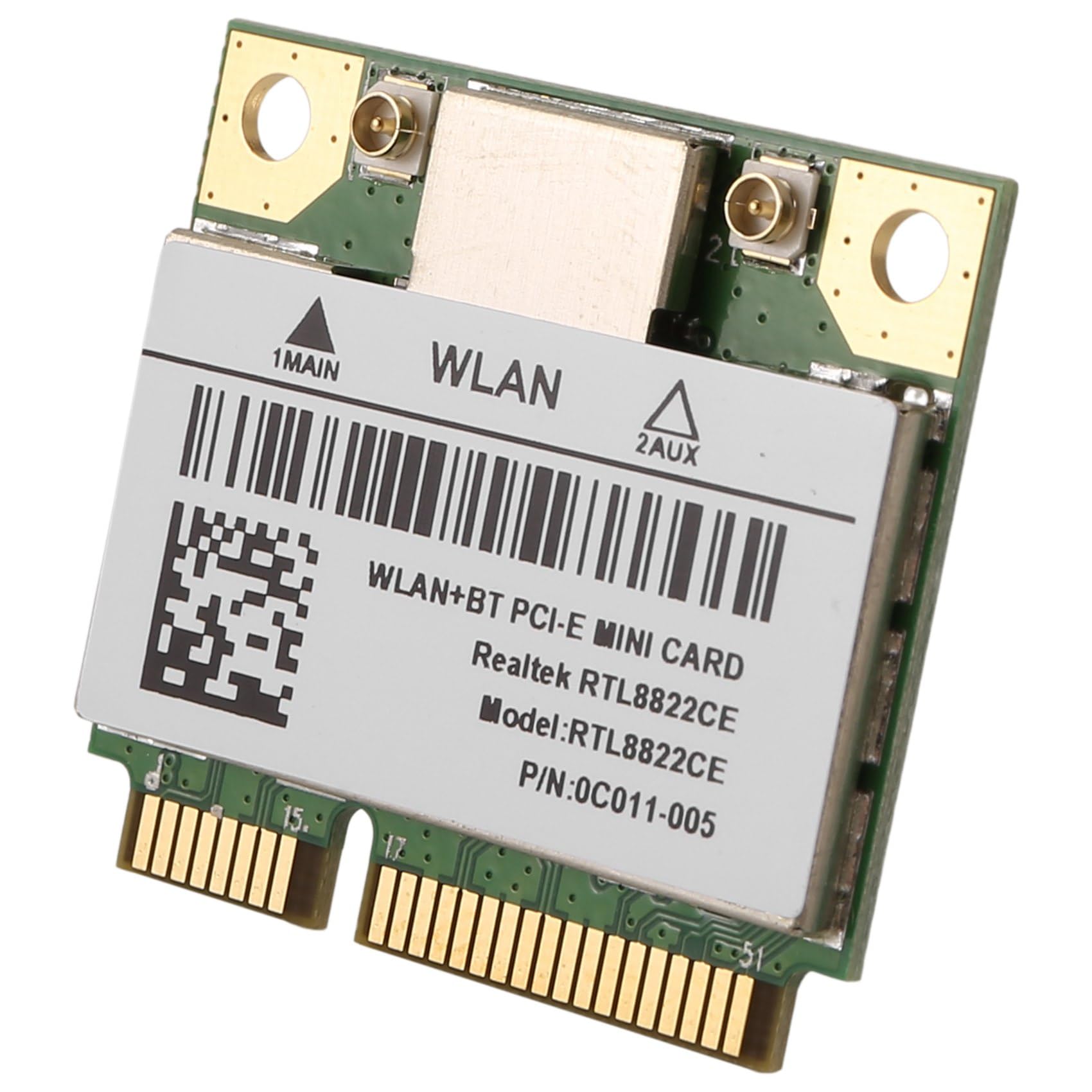 RTL8822CE 1200Mbps 2,4G/5Ghz 802.11AC Tarjeta WiFi Red Mini PCIe Bluetooth 5,0 Compatible con Ordenador PortáTil/PC 10/11