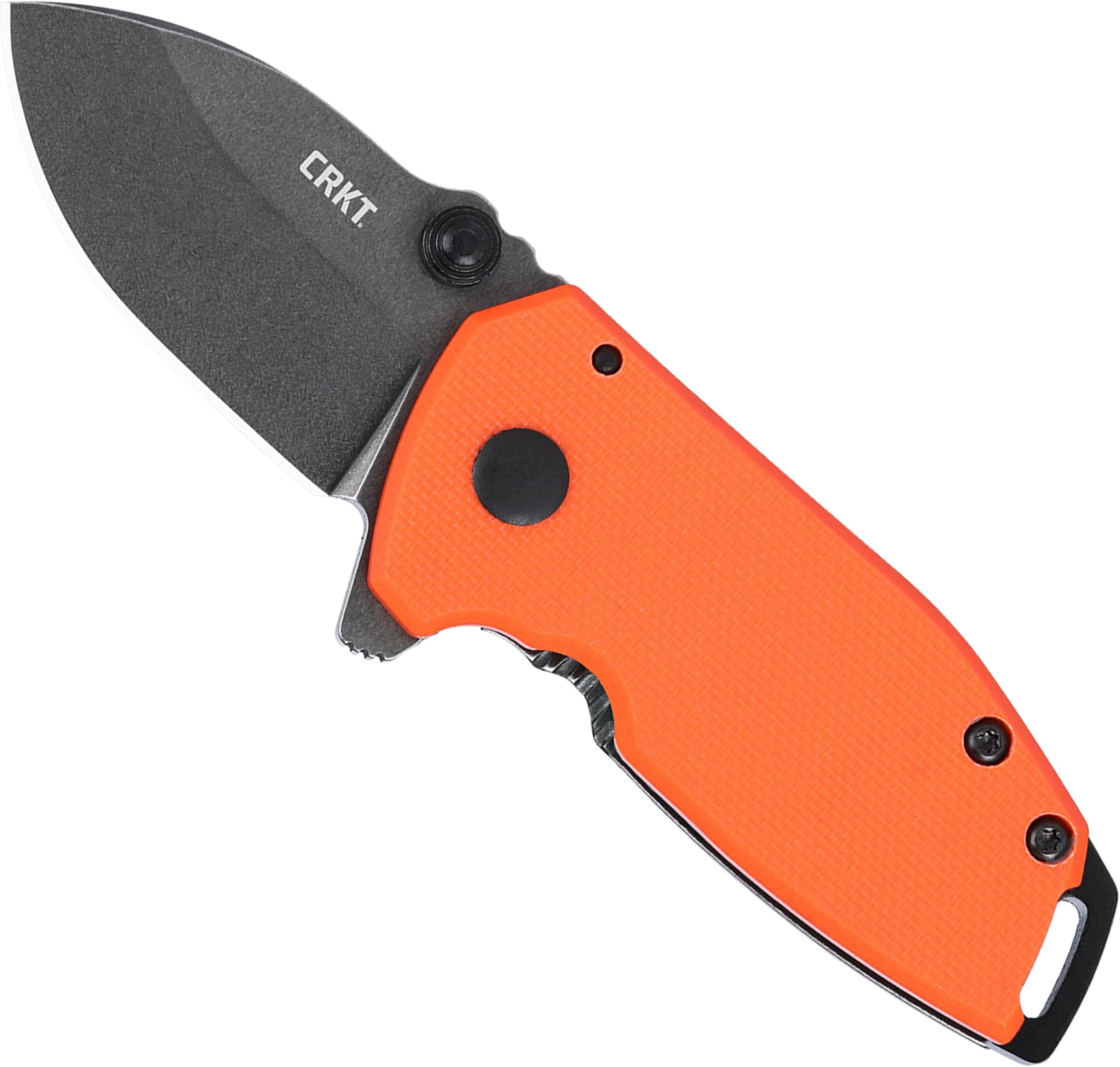 Squid Compact Everyday Carry Assisted Folding Knife with Frame Lock: D2 Plain Edge Blade, G10 Handle, Pocket Clip, 2486